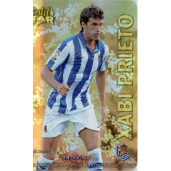 Xabi Prieto Gold Star Brillo Liso Real Sociedad 36 Las Fichas de la Liga 2013 Official Quiz Game Collection