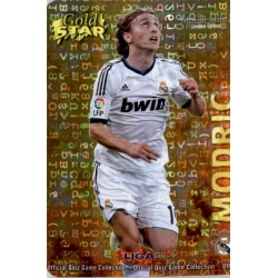 Modric Gold Star Brillo Letras Real Madrid 4 Las Fichas de la Liga 2013 Official Quiz Game Collection