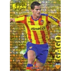 Gago Gold Star Brillo Letras Valencia 16 Las Fichas de la Liga 2013 Official Quiz Game Collection