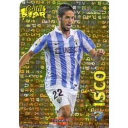 Isco Gold Star Brillo Letras Málaga 19 Las Fichas de la Liga 2013 Official Quiz Game Collection