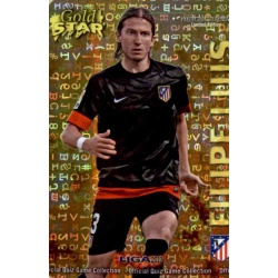 Filipe Luis Gold Star Brillo Letras Atlético Madrid 23 Las Fichas de la Liga 2013 Official Quiz Game Collection