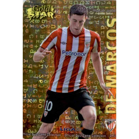 De Marcos Gold Star Brillo Letras Athletic Club 31 Las Fichas de la Liga 2013 Official Quiz Game Collection
