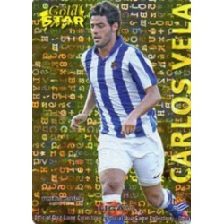 Carlos Vela Gold Star Brillo Letras Real Sociedad 35 Las Fichas de la Liga 2013 Official Quiz Game Collection