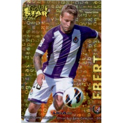 Ebert Gold Star Brillo Letras Valladolid 45 Las Fichas de la Liga 2013 Official Quiz Game Collection