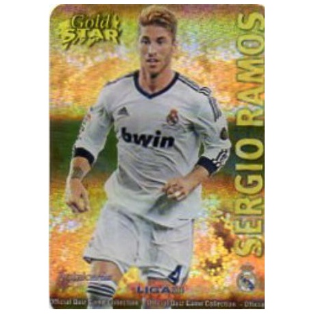 Sergio Ramos Gold Star Rayas Horizontales Real Madrid 2 Las Fichas de la Liga 2013 Official Quiz Game Collection