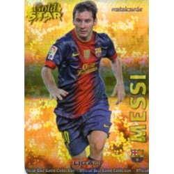 Messi Gold Star Rayas Horizontales Barcelona 13 Las Fichas de la Liga 2013 Official Quiz Game Collection