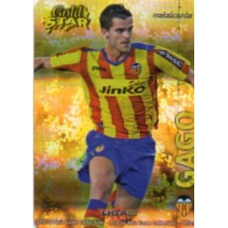 Gago Gold Star Rayas Horizontales Valencia 16 Las Fichas de la Liga 2013 Official Quiz Game Collection