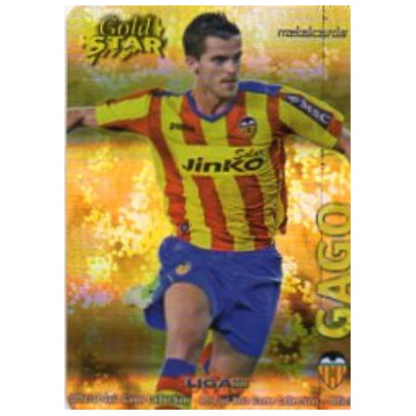 Gago Gold Star Rayas Horizontales Valencia 16 Las Fichas de la Liga 2013 Official Quiz Game Collection