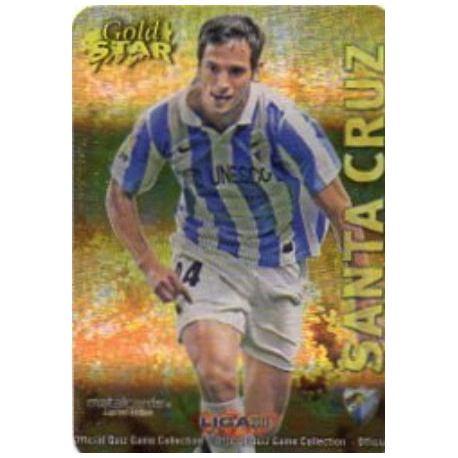 Santa Cruz Gold Star Rayas Horizontales Málaga 20 Las Fichas de la Liga 2013 Official Quiz Game Collection