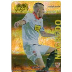 Negredo Gold Star Rayas Horizontales Sevilla 30 Las Fichas de la Liga 2013 Official Quiz Game Collection