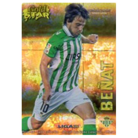 Beñat Gold Star Rayas Horizontales Betis 37 Las Fichas de la Liga 2013 Official Quiz Game Collection