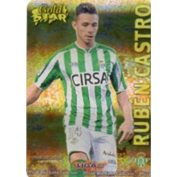 Rubén Castro Gold Star Rayas Horizontales Betis 38 Las Fichas de la Liga 2013 Official Quiz Game Collection