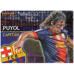 Puyol Capitanes Brillo Letras Barcelona 2 Las Fichas de la Liga 2013 Official Quiz Game Collection
