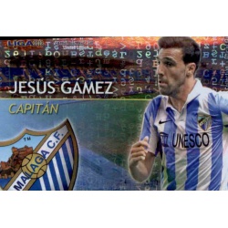 Jesús Gámez Capitanes Brillo Letras Málaga 4 Las Fichas de la Liga 2013 Official Quiz Game Collection