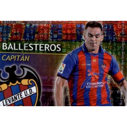Ballesteros Capitanes Brillo Letras Levante 6 Las Fichas de la Liga 2013 Official Quiz Game Collection