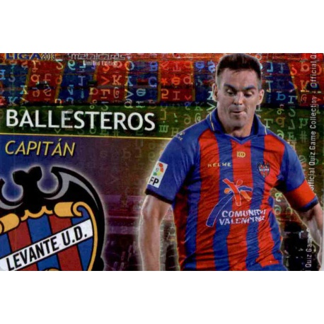 Ballesteros Capitanes Brillo Letras Levante 6 Las Fichas de la Liga 2013 Official Quiz Game Collection