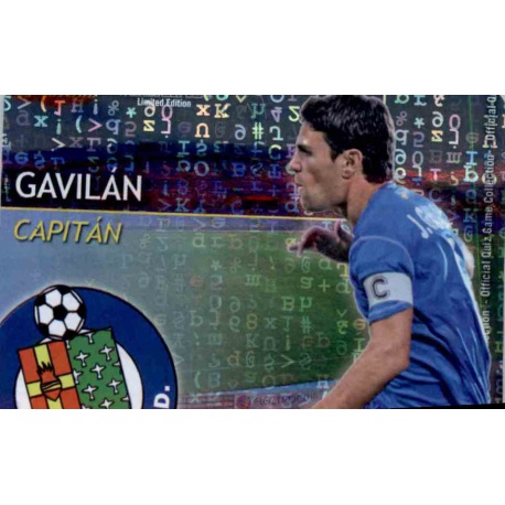 Gavilán Capitanes Brillo Letras Getafe 11 Las Fichas de la Liga 2013 Official Quiz Game Collection