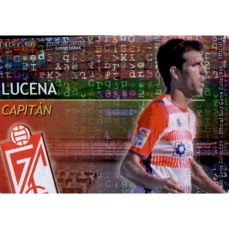 Lucena Capitanes Brillo Letras Granada 17 Las Fichas de la Liga 2013 Official Quiz Game Collection