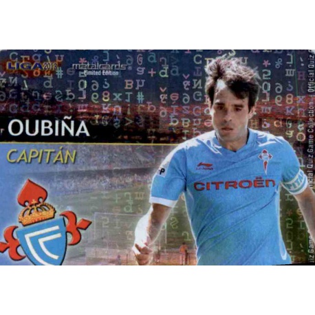 Oubiña Capitanes Brillo Letras Celta 19 Las Fichas de la Liga 2013 Official Quiz Game Collection