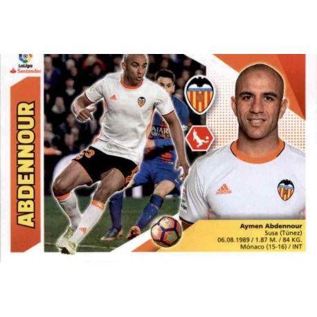 Abdennour Valencia 6A Ediciones Este 2017-18