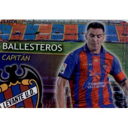 Ballesteros Capitanes Brillo Liso Levante 6 Las Fichas de la Liga 2013 Official Quiz Game Collection