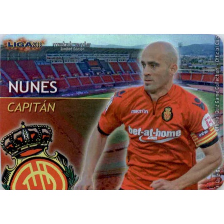 Nunes Capitanes Brillo Liso Mallorca 8 Las Fichas de la Liga 2013 Official Quiz Game Collection