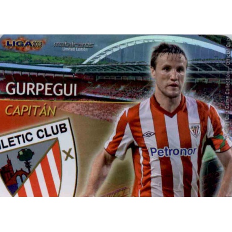 Gurpegui Capitanes Brillo Liso Athletic Club 10 Las Fichas de la Liga 2013 Official Quiz Game Collection