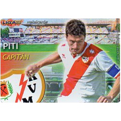 Piti Capitanes Brillo Liso Rayo Vallecano 15 Las Fichas de la Liga 2013 Official Quiz Game Collection