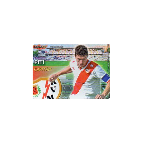 Piti Capitanes Brillo Liso Rayo Vallecano 15 Las Fichas de la Liga 2013 Official Quiz Game Collection