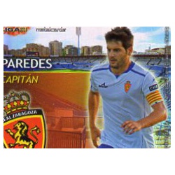 Paredes Capitanes Brillo Liso Zaragoza 16 Las Fichas de la Liga 2013 Official Quiz Game Collection
