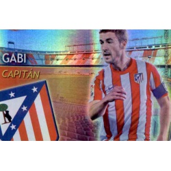 Gabi Capitanes Rayas Horizontales Atlético Madrid 5 Las Fichas de la Liga 2013 Official Quiz Game Collection