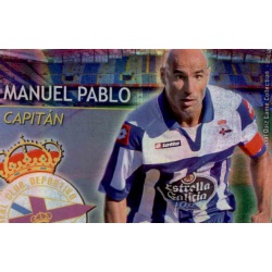 Manuel Pablo Capitanes Rayas Horizontales Deportivo 18 Las Fichas de la Liga 2013 Official Quiz Game Collection