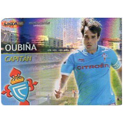 Oubiña Capitanes Rayas Horizontales Celta 19 Las Fichas de la Liga 2013 Official Quiz Game Collection