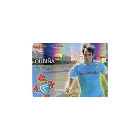 Oubiña Capitanes Rayas Horizontales Celta 19 Las Fichas de la Liga 2013 Official Quiz Game Collection