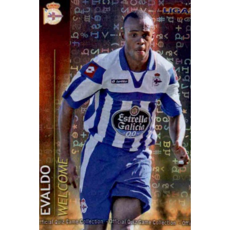 Evaldo Welcome Brillo Letras 7 Las Fichas de la Liga 2013 Official Quiz Game Collection