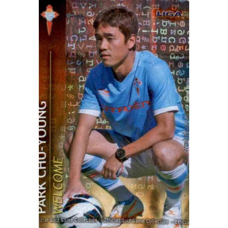 Park Chu-Young Welcome Brillo Letras 8 Las Fichas de la Liga 2013 Official Quiz Game Collection