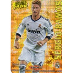 Sergio Ramos Gold Star Brillo Cuadros Real Madrid 2 Las Fichas de la Liga 2013 Official Quiz Game Collection