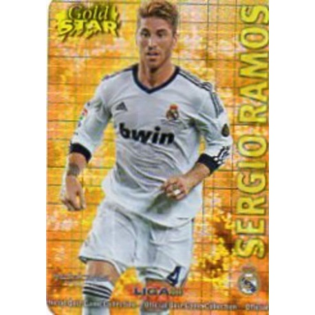 Sergio Ramos Gold Star Brillo Cuadros Real Madrid 2 Las Fichas de la Liga 2013 Official Quiz Game Collection
