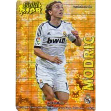 Modric Gold Star Brillo Cuadros Real Madrid 4 Las Fichas de la Liga 2013 Official Quiz Game Collection