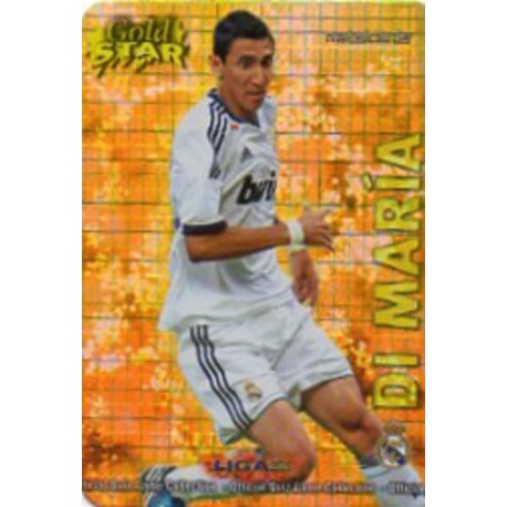 Di María Gold Star Brillo Cuadros Real Madrid 6 Las Fichas de la Liga 2013 Official Quiz Game Collection