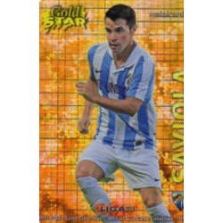 Saviola Gold Star Brillo Cuadros Málaga 18 Las Fichas de la Liga 2013 Official Quiz Game Collection