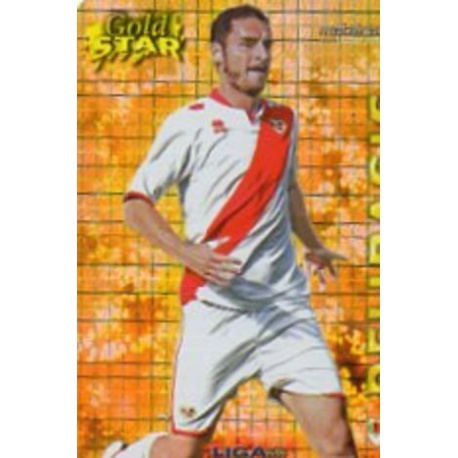 Delibasic Gold Star Brillo Cuadros Rayo Vallecano 40 Las Fichas de la Liga 2013 Official Quiz Game Collection