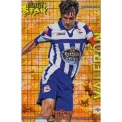 Valerón Gold Star Brillo Cuadros Deportivo 43 Las Fichas de la Liga 2013 Official Quiz Game Collection