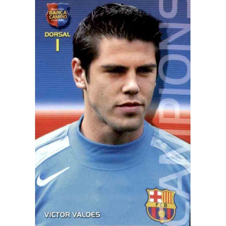 Victor Valdés Megacracks Barça Campió 2004-05