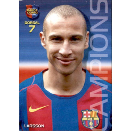 Henrik Larsson Megacracks Barça Campió 2004-05