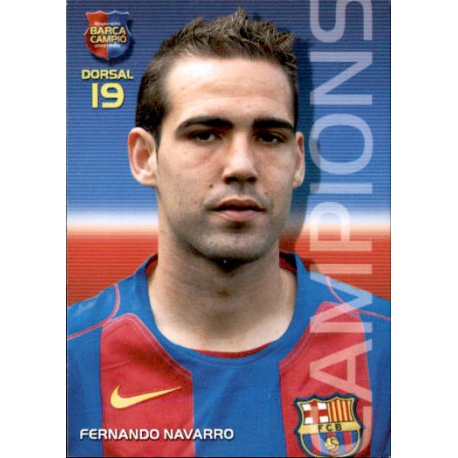 Fernando Navarro Megacracks Barça Campió 2004-05