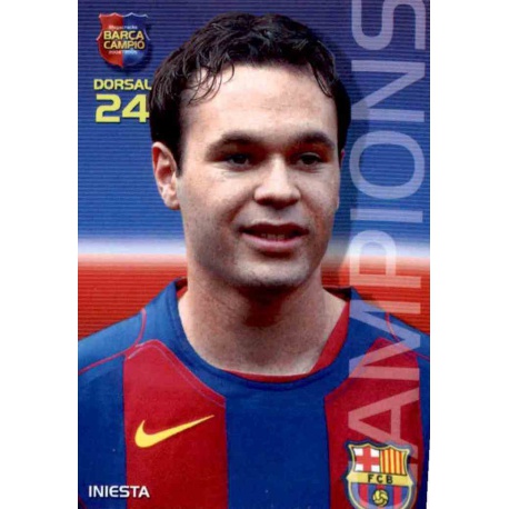 Andrés Iniesta Megacracks Barça Campió 2004-05