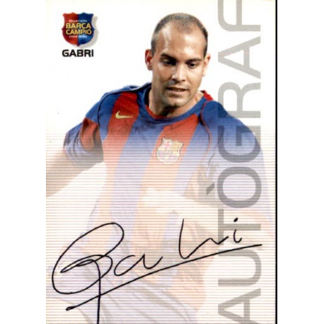 Gabri García Megacracks Barça Campió 2004-05