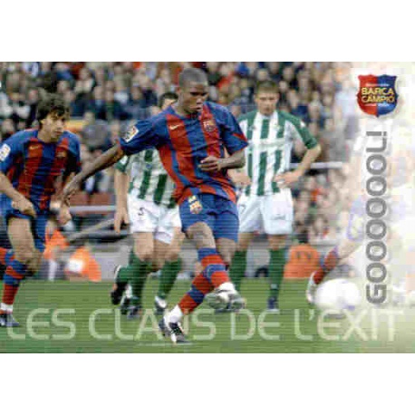 Gol (Eto’o) Megacracks Barça Campió 2004-05