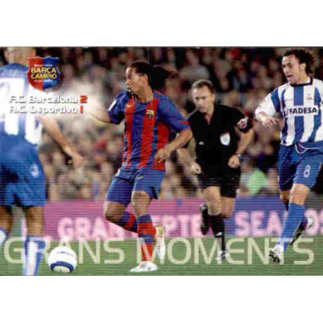 Ronaldinho - F.C.Barcelona 2 - R.C.Deportivo 1 Megacracks Barça Campió 2004-05